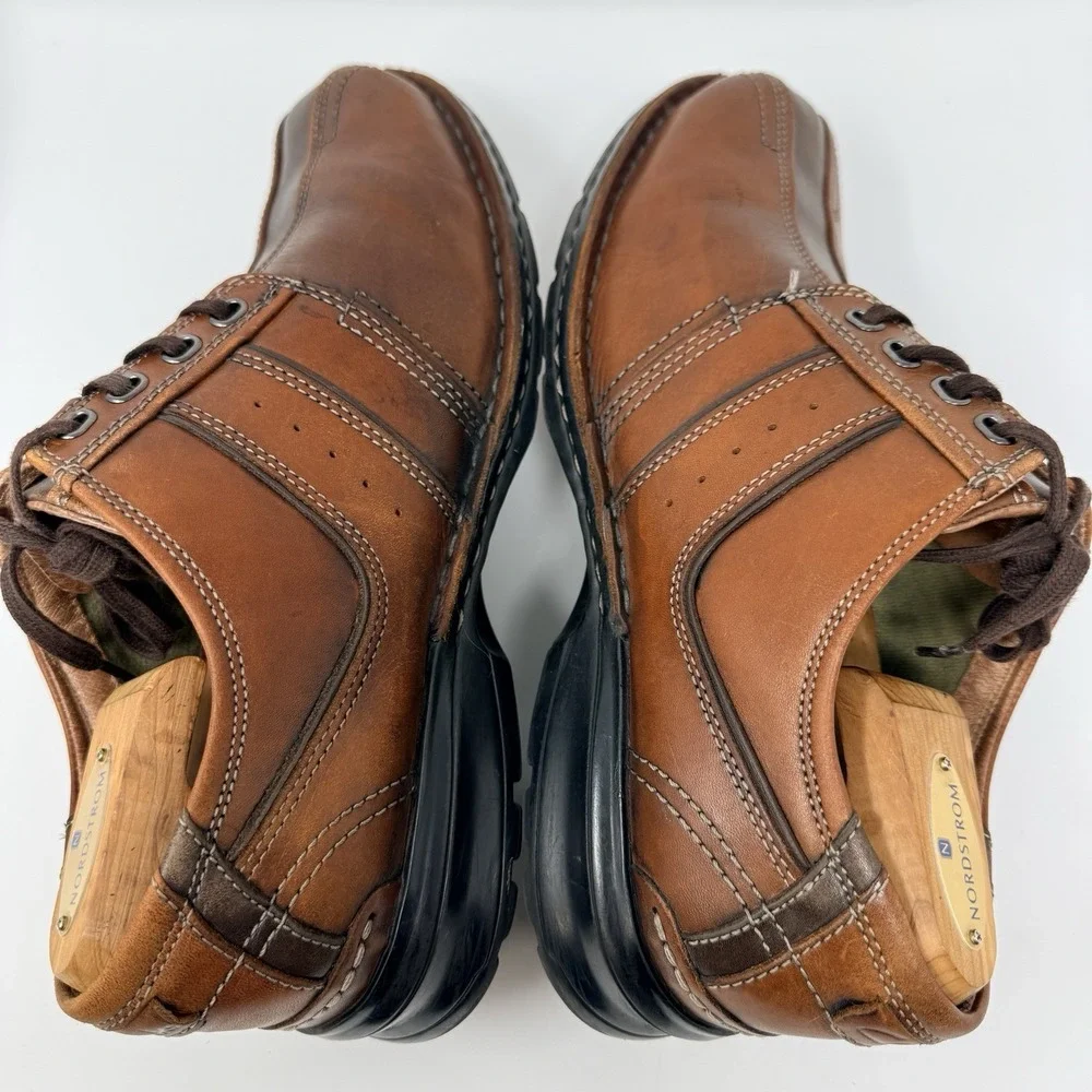 Clarks Touareg Brown Oxford Men's‎ Shoes 70852 Size 10 M Comfort Leather